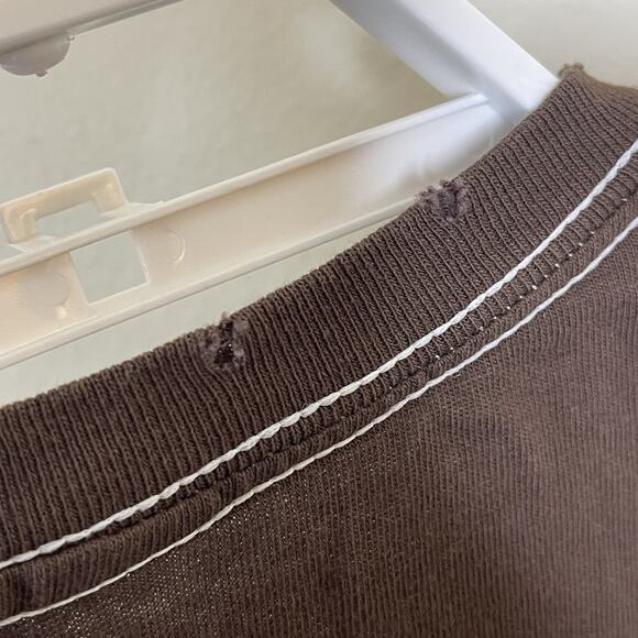 Life Clothing Co. GRATEFUL DEAD Brown Winged Skeleton Band T Shirt Distressed L - Picture 5 of 9